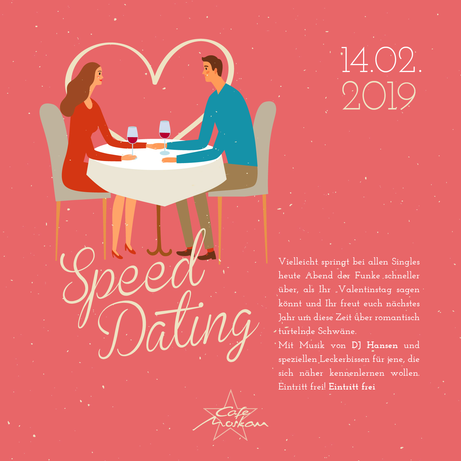 Speed dating karten